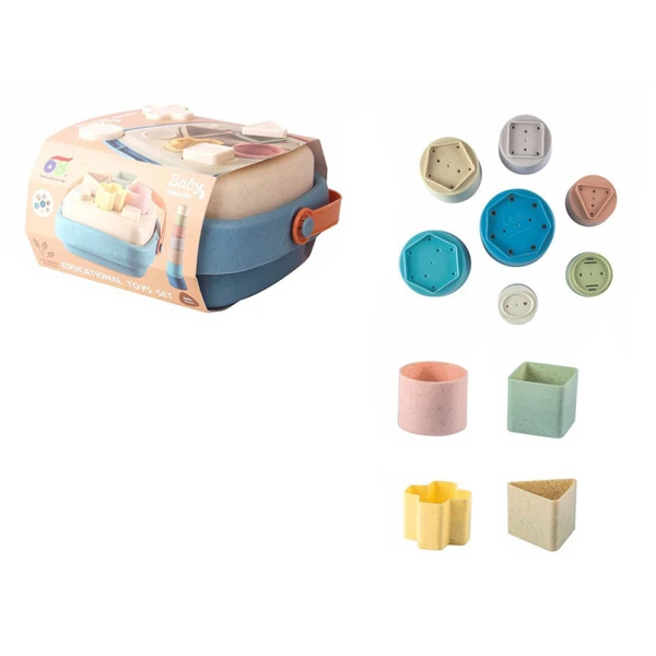 EDUCATIONAL SHAPE-SORTING CASE 13 pcs.