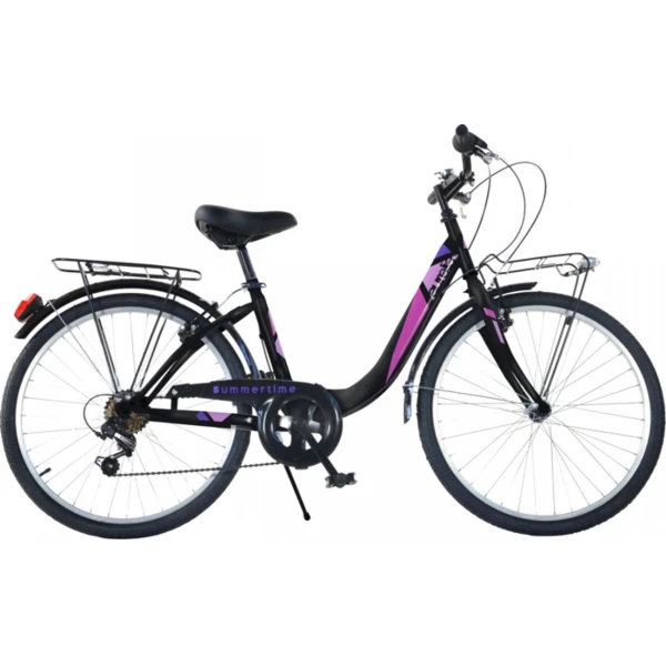 DINO BIKES ΠΟΔΗΛΑΤΟ 26\'\' CITY SUMMERTIME VENERE 6C GIRL ΜΑΥΡΟ