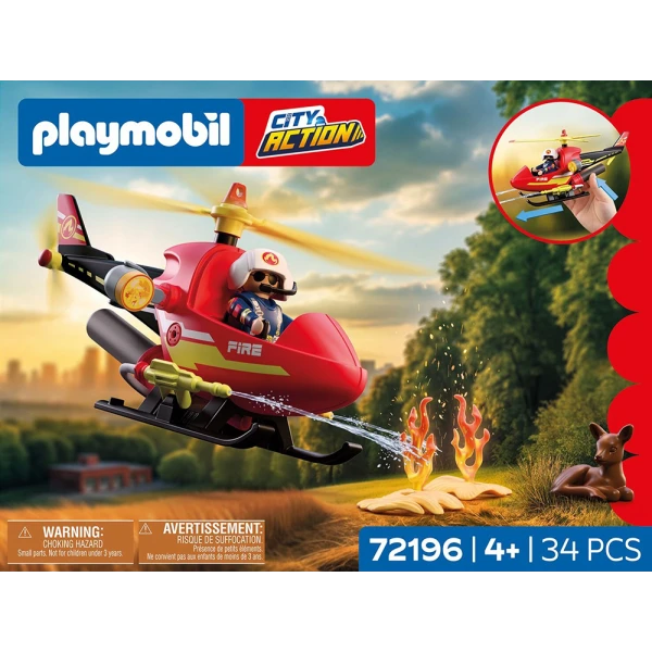 PLAYMOBIL CITY ACTION ΕΛΙΚΟΠΤΕΡΟ ΠΥΡΟΣΒΕΣΤΙΚΗΣ