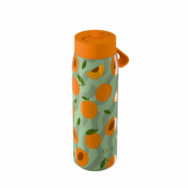ESTIA HOME ART THERMOS PULSE SAVE THE AEGEAN 500ml PEACH GARDEN