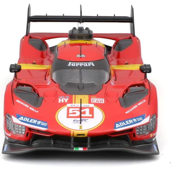 BBURAGO 1:24 RACE FERRARI 499P (LEMANS 2023) RED