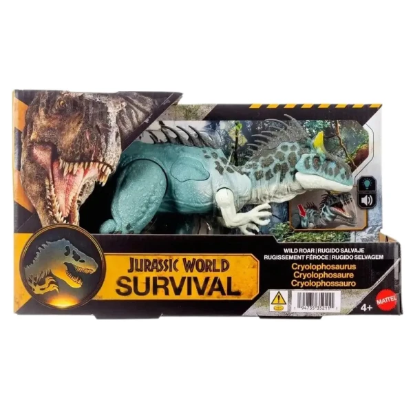 JURASSIC WORLD SURVIVAL WILD ROAR CRYOLOPHOSAURUS