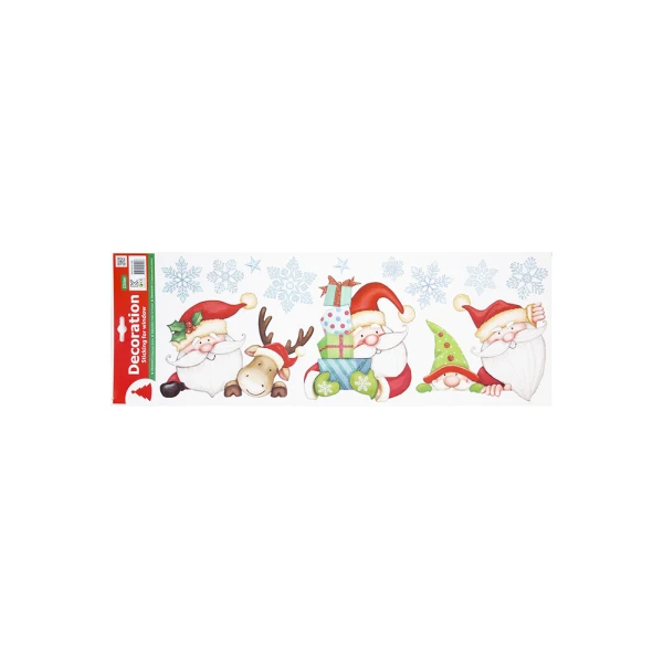 CHRISTMAS WINDOW STICKERS - 2 DESIGNS