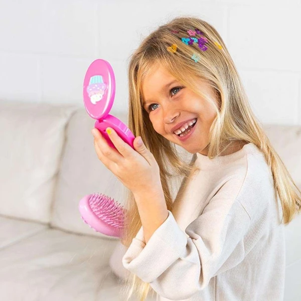 FUNLOCKETS ΜΥΣΤΙΚΗ ΒΟΥΡΤΣΑ ΜΑΛΛΙΩΝ ΜΕ GLITTER