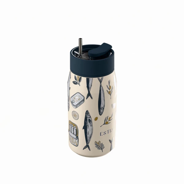 ESTIA HOME ART THERMOS LENS SAVE THE AEGEAN 360ml SALT LIFE