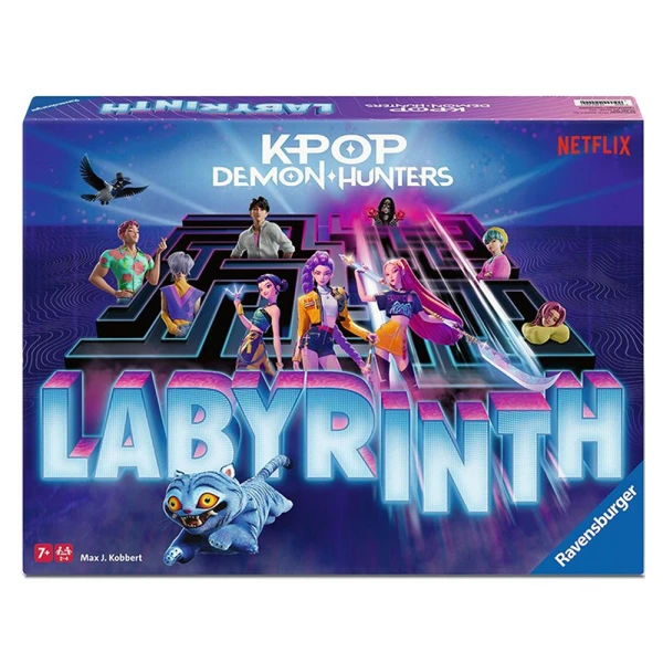 RAVENSBURGER FAMILY BOARD GAME LABYRINTH K-POP DEMON HUNTERS
