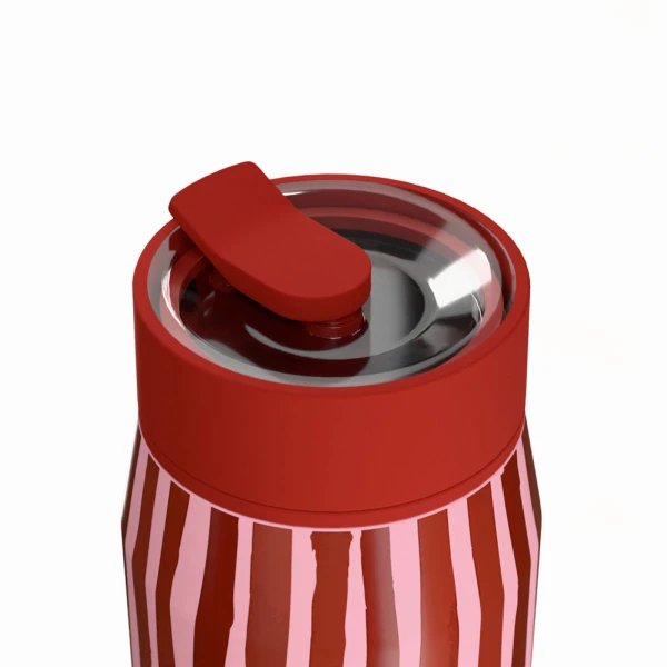 ESTIA HOME ART ΘΕΡΜΟΣ LENS SAVE THE AEGEAN 360ml VIVA STRIPE