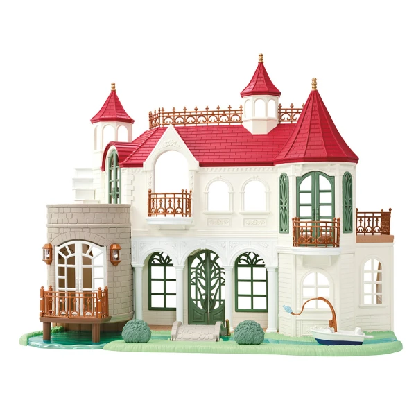 THE SYLVANIAN FAMILIES RED ROOF RIVERSIDE MANOR