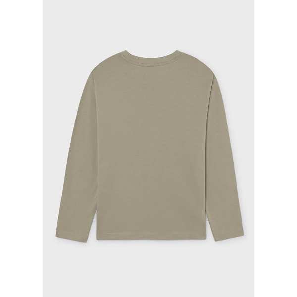MAYORAL BLOUSE LONG SLEEVES SMALL PRINT BEIGE