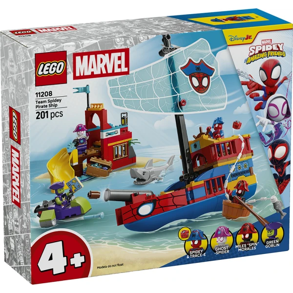 LEGO® MARVEL SPIDEY AND HIS AMAZING FRIENDS ΠΕΙΡΑΤΙΚΟ ΠΛΟΙΟ ΟΜΑΔΑΣ ΣΠΑΙΝΤΙ
