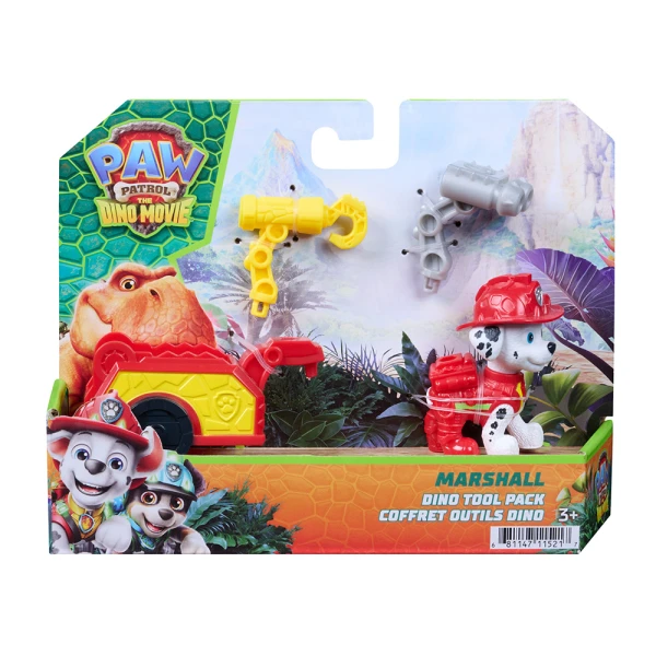 PAW PATROL DINO MOVIE ΦΙΓΟΥΡΑ ΜΕ ΕΡΓΑΛΕΙΑ - 4 ΣΧΕΔΙΑ