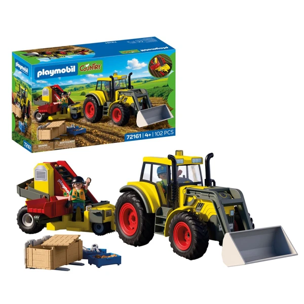PLAYMOBIL COUNTRY ΜΕΓΑΛΟ ΤΡΑΚΤΕΡ ΜΕ ΠΑΤΑΤΟΕΞΑΓΩΓΕΑ