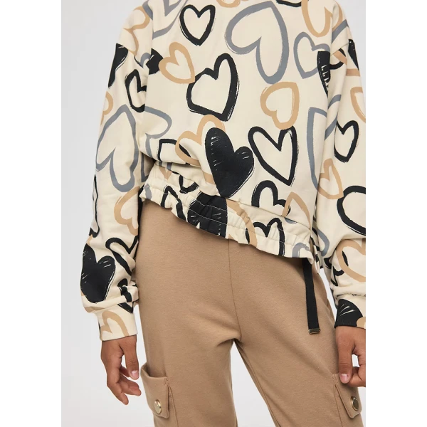 MAYORAL FLEECE PRINTED  MACCHIATO