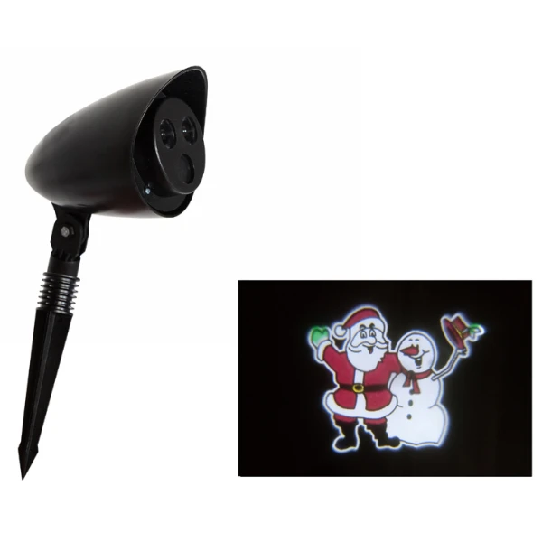 CHRISTMAS LED PROJECTOR WITH MOVE SNOWMAN