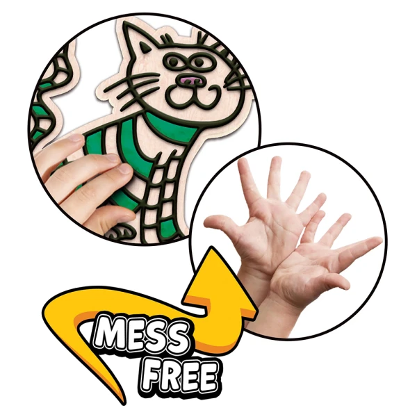 SPLAT PLANET MESS-FREE ΣΕΤ ΖΩΓΡΑΦΙΚΗΣ ΜΕ ΠΗΛΟ CATS