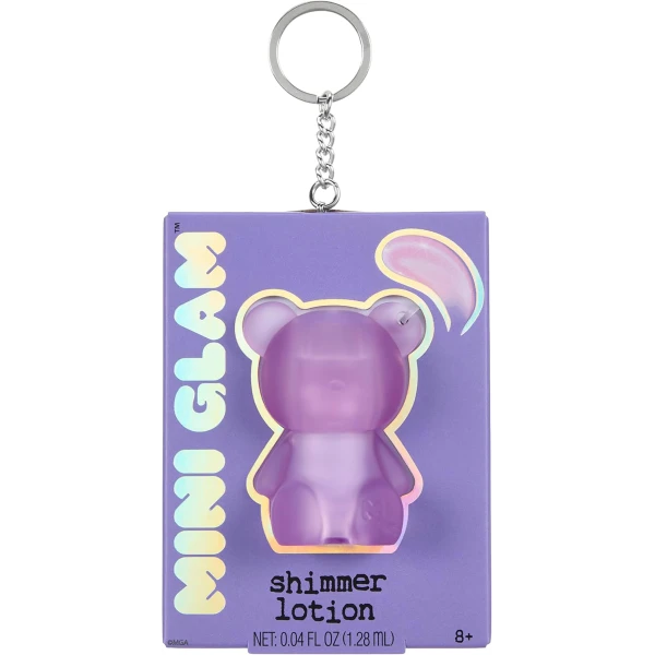 MINI GLAM COSMETIC BEAR SHIMMER LOTION – PURPLE