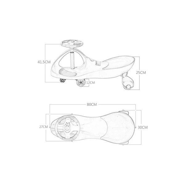 ΠΟΔΟΚΙΝΗΤΟ ΑΥΤΟΚΙΝΗΤΑΚΙ ECO CAR ΚΟΚΚΙΝΟ