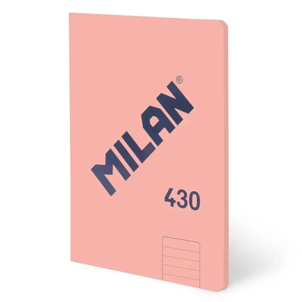 MILAN ΤΕΤΡΑΔΙΟ ΒΙΒΛΙΟΔΕΤΗΜΕΝΟ A4 48 ΦΥΛΛΑ COLLECTION ΡΟΖ