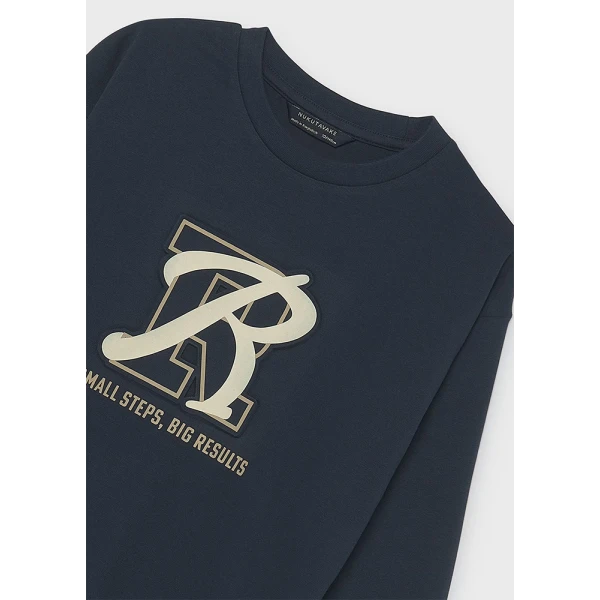 MAYORAL T-SHIRT ΜΑΚΡΥΜΑΝΙΚΟ ΜΠΛΕ
