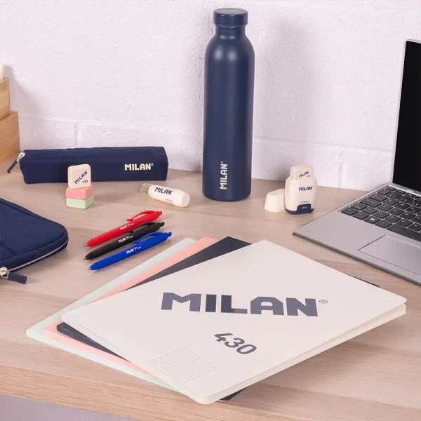 MILAN ΤΕΤΡΑΔΙΟ ΒΙΒΛΙΟΔΕΤΗΜΕΝΟ A4 48 ΦΥΛΛΑ COLLECTION ΜΠΕΖ