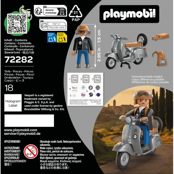 PLAYMOBIL 80 ΧΡΟΝΙΑ VESPA - ORIGINAL