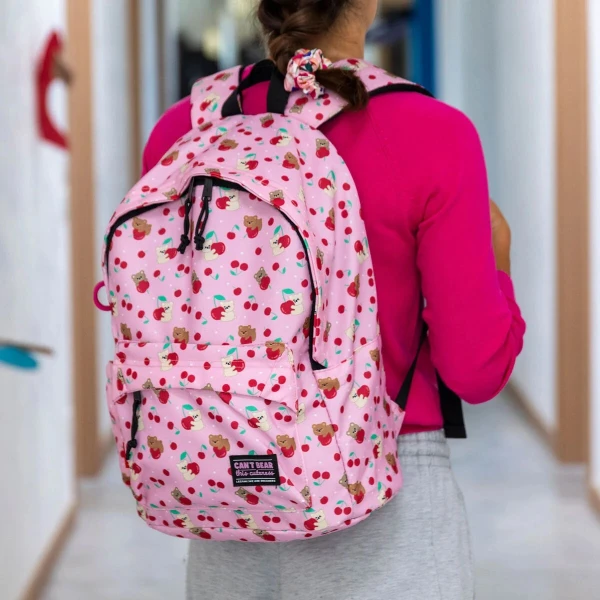 LEGAMI MY BACKPACK ΣΑΚΙΔΙΟ ΠΛΑΤΗΣ TEDDY BEAR CHERRY