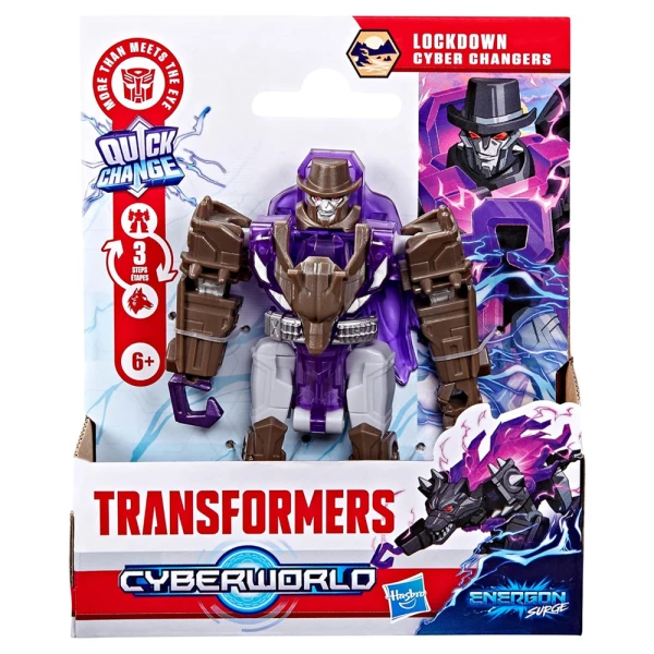 TRANSFORMERS CYBERWORLD ENERGON SURGE ΦΙΓΟΥΡΑ LOCKDOWN CYBER CHARGERS