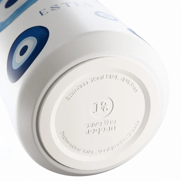 ESTIA HOME ART THERMOS LENS SAVE THE AEGEAN 360ml SPIRIT OF LUCK
