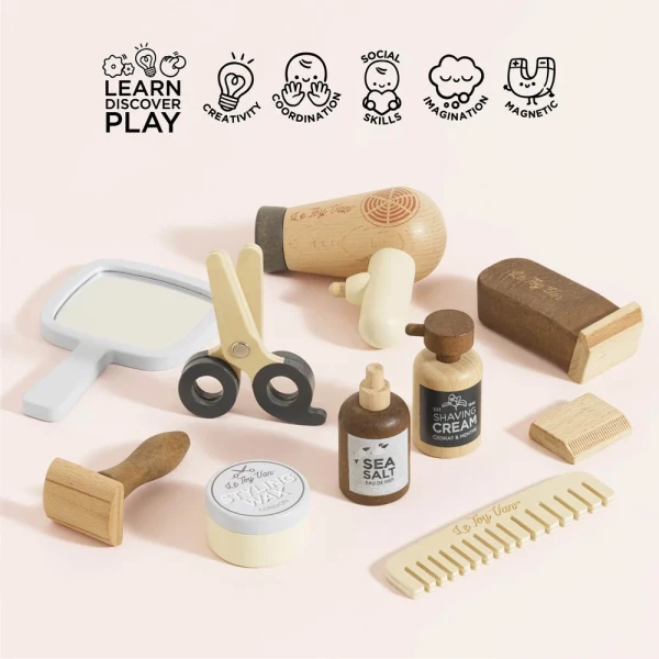LE TOY VAN ΞΥΛΙΝΟ ΣΕΤ BARBER