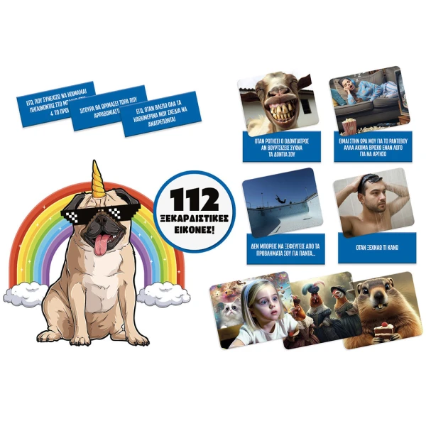 LISCIANI  BOARD CARDS GAME LODUTECA POCKET MEMES