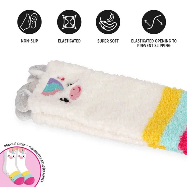 LEGAMI KIDS NON-SLIP SOCKS IT\'S A MATCH - UNICORN