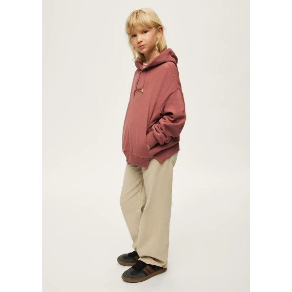 MAYORAL FLEECE WITH HOOD  TERRACOTTA 