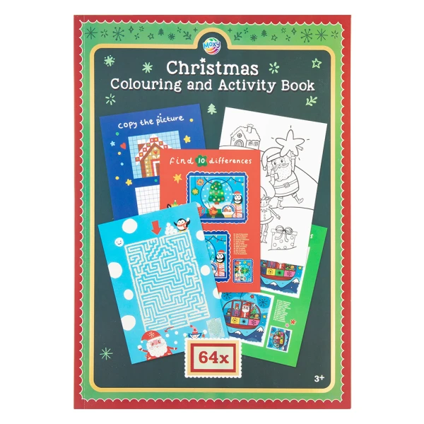 CHRISTMAS ACTIVITY BOOK A4 & COLOURING PAGES