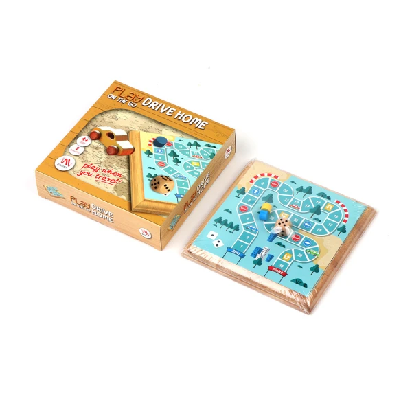 WOODEN BOARD GAME PLAY ON THE GO – DRIVE HOME