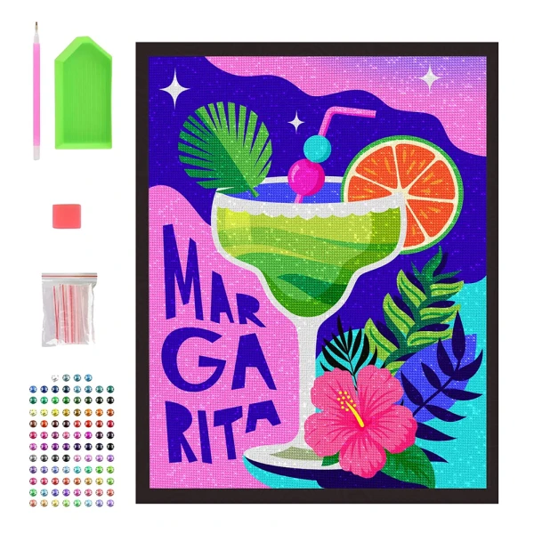 SPLAT PLANET ΣΕΤ DIAMOND PAINTING ΣΕ ΚΑΜΒΑ ΜΕ ΤΕΛΑΡΟ 30Χ40 εκ. MARGARITA
