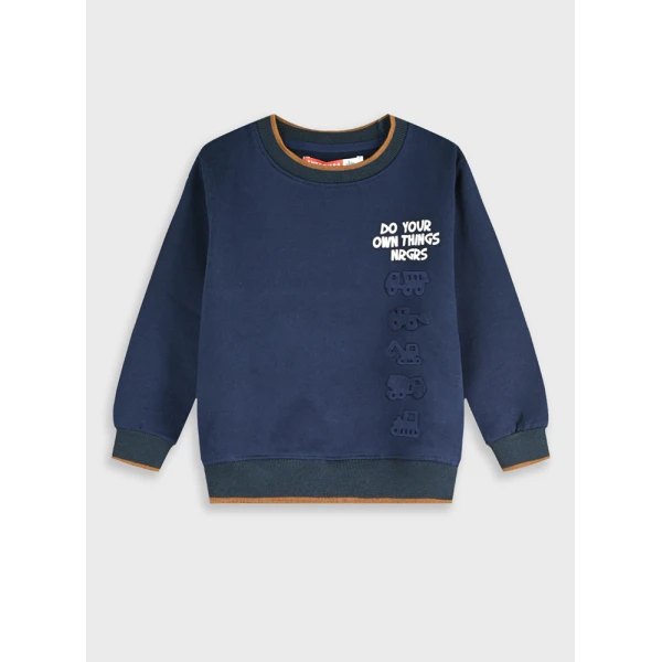 ENERGIERS BLOUSE SWEATSHIRT NAVY