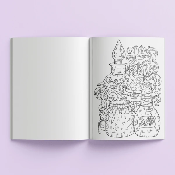 HINKLER ART MAKER STICKER COLOURING BOOK - ENCHANTED FOREST