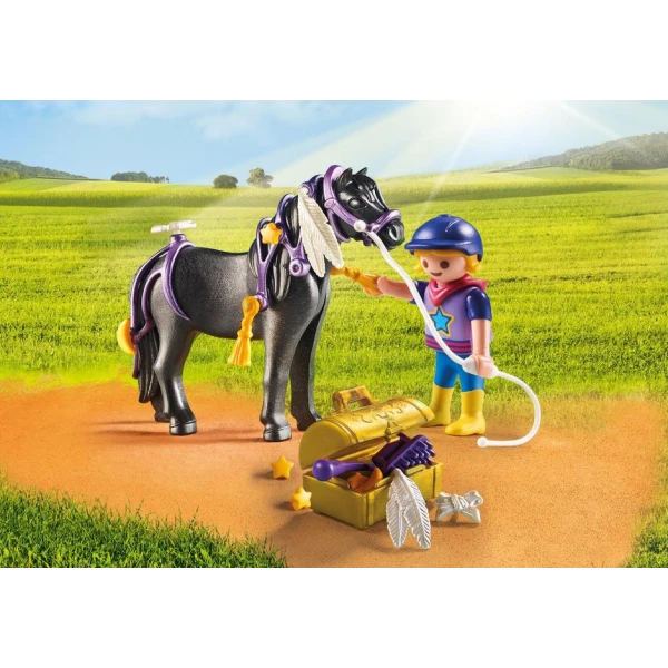 PLAYMOBIL COUNTRY ΠΟΝΥ ΜΕ ΑΣΤΕΡΑΚΙΑ ΚΑΙ ΚΟΡΙΤΣΑΚΙ