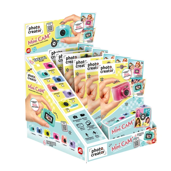 PHOTO CREATOR MINI DIGITAL CAMERA - 6 COLOURS