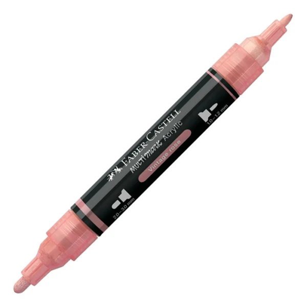 FABER-CASTELL ACRYLIC MARKER MULTIMARK COLOUR 304 VINTAGE ROSE