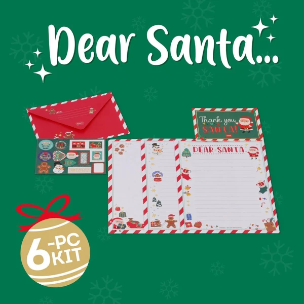 LEGAMI DEAR SANTA... SANTA CLAUS LETTER KIT