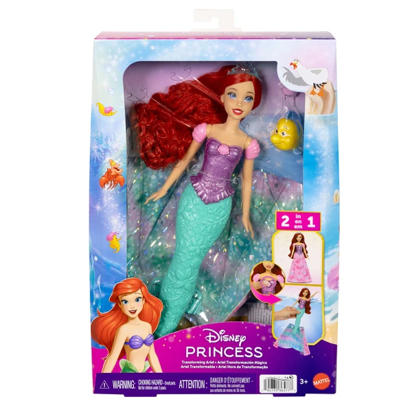 DISNEY PRINCESS ΚΟΥΚΛΑ ΑΡΙΕΛ ΠΟΥ ΜΕΤΑΜΟΡΦΩΝΕΤΑΙ