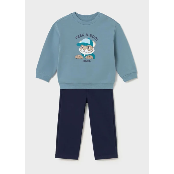 MAYORAL SET LONG PANTS BLUE BRIGHT