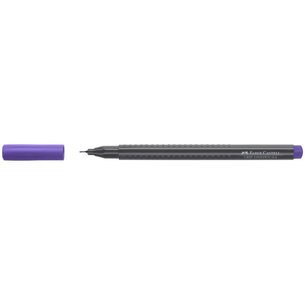 FABER-CASTELL MARKER GRIP FINEPEN 0.4mm PURPLE