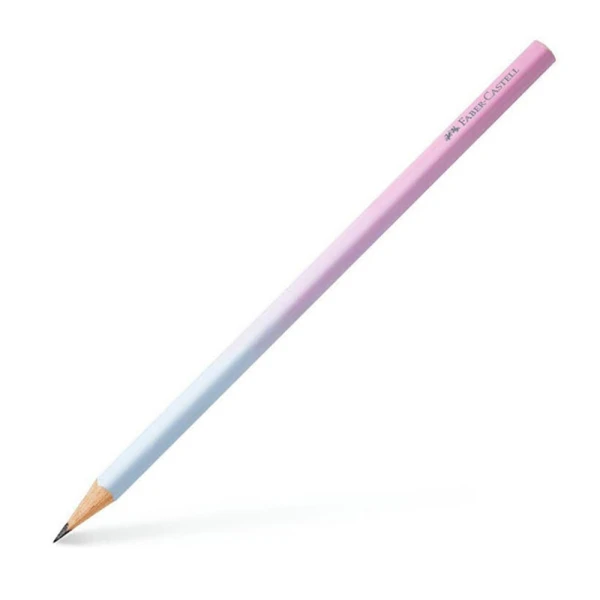 FABER-CASTELL TRIANGULAR PENCIL  FLOW BLUSHING PINK-LIGHT BLUE Β
