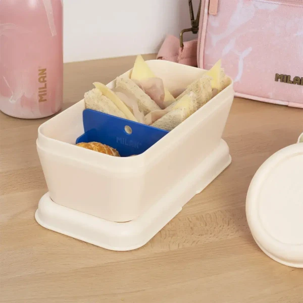 MILAN ISOTHERMAL LUNCH BAG WITH 3 LUNCH BOXES LAVA SERIES PINK