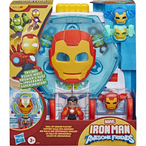 MARVEL IRON MAN AND HIS AWESOME FRIENDS HALL OF ARMOR PK