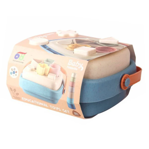 EDUCATIONAL SHAPE-SORTING CASE 13 pcs.