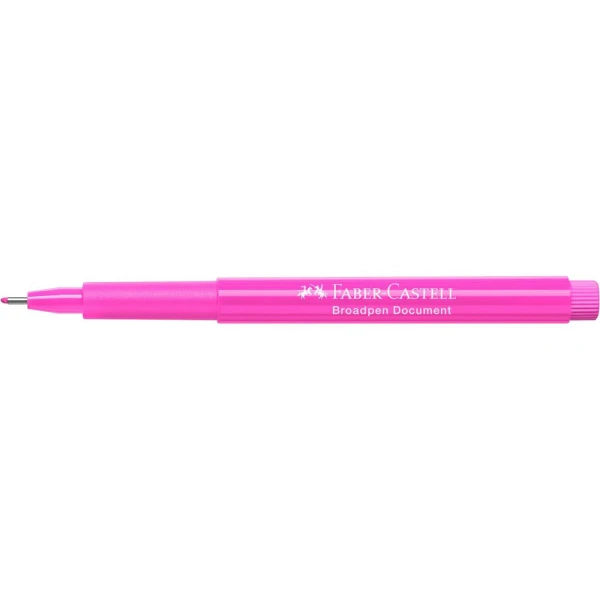 FABER-CASTELL ΜΑΡΚΑΔΟΡΟΣ ΓΡΑΦΗΣ BROADPEN ΡΟΖ