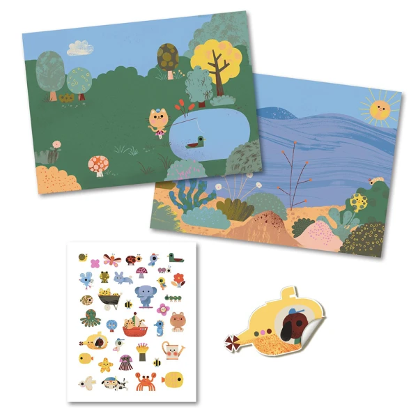 DJECO I CREATE STICKERS SUMMER